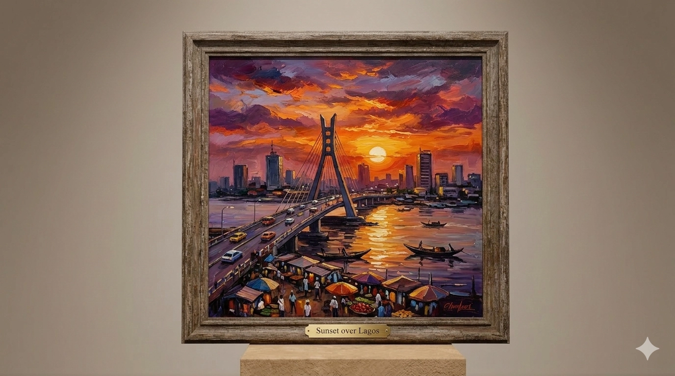 African Oil Painting